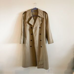 Tan London Fog Trench Coat